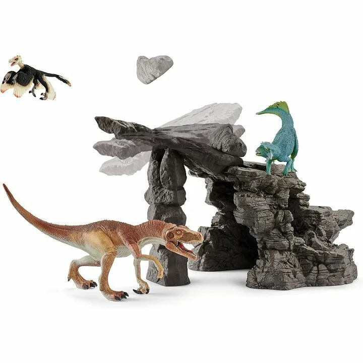 Schleich Dinosaur Playset for Kids - 7 Realistic Figures