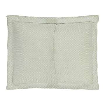 Laura Ashley - Twin Quilt Set, Reversible Cotton Bedding with Matching Sham, Lightweight Home Decor for All Seasons (Bedford Green/Off-White, Twin)