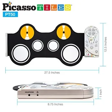 Portable Kids Roll Up Drum Pad for Musical Fun