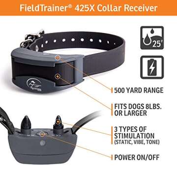 SportDOG Electric Dog Collar - Waterproof, 500 Yard Range