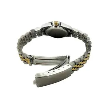 Peugeot Women's Luxury Status Wrist Watch with Fluted Bezel, Steel Bracelet and Date Window