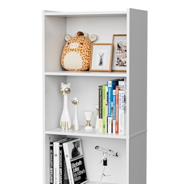 Stylish 5-Tier Bookshelf for Small Spaces and Kids