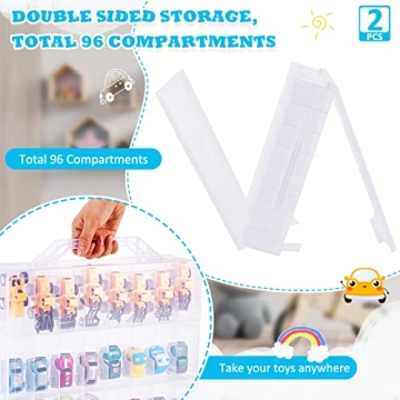 2 Pack Toy Storage Organizer for Small Cars & Crafts