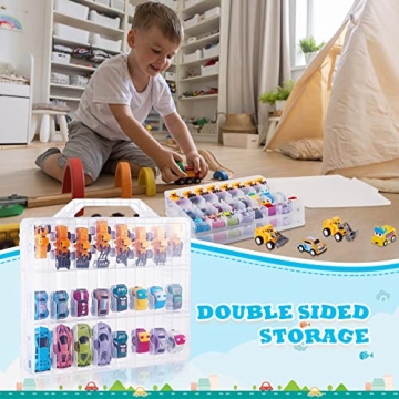 2 Pack Toy Storage Organizer for Small Cars & Crafts