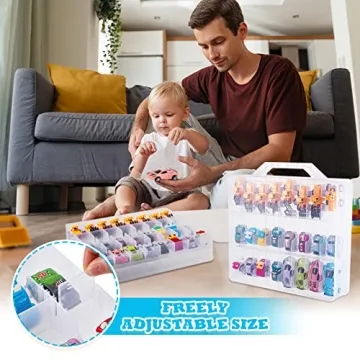 2 Pack Toy Storage Organizer for Small Cars & Crafts