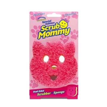 Scrub Mommy Cat Edition - Adorable & Functional Cleaning Sponge