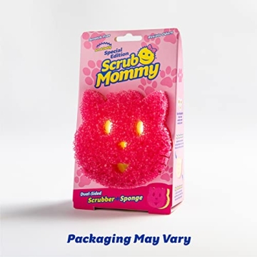 Scrub Mommy Cat Edition - Adorable & Functional Cleaning Sponge