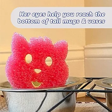 Scrub Mommy Cat Edition - Adorable & Functional Cleaning Sponge
