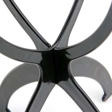 Ruiwen 2PCS Wig Stand - Portable Collapsible Holder for Wigs