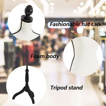 FDW Height Adjustable Female Dress Form for Clothing Displays