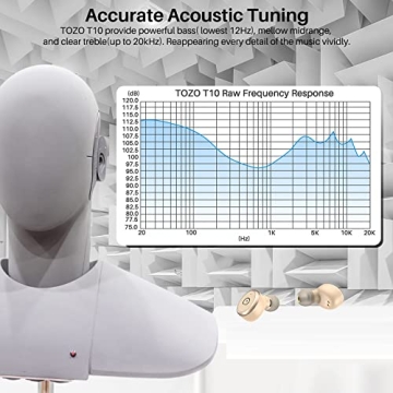 Premium TOZO T10 Wireless Earbuds with Deep Bass