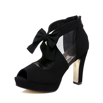 GATUXUS Stylish Open Toe Heels for Effortless Elegance