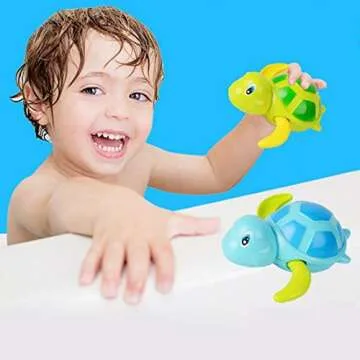 3pcs Bath Swimming Turtle Toy for Fun Bath Times
