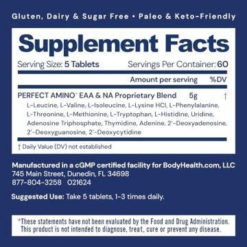 BodyHealth PerfectAmino Muscle Recovery Supplement