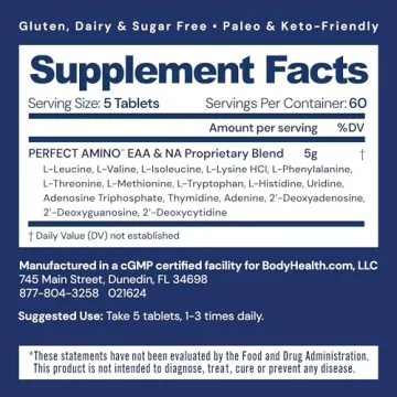 BodyHealth PerfectAmino Muscle Recovery Supplement