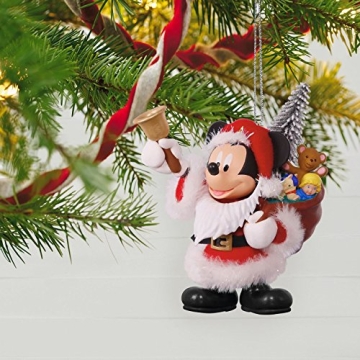 Hallmark Disney Mickey Mouse Santa Christmas Ornament