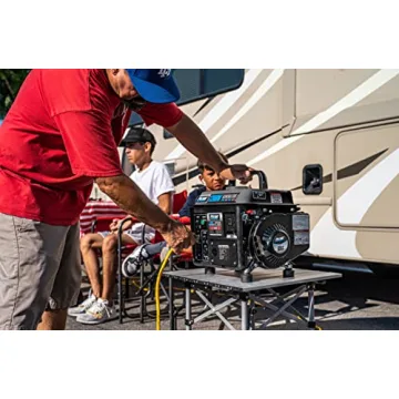 Pulsar G1200SG 1,200W Carrying Handle Gas-Powered Portable Generator, 1200w, Black/Gray