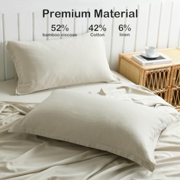 Soft Cool Breathable Bed Sheets Set for Hot Sleepers
