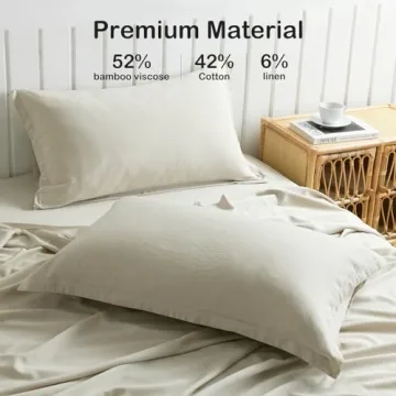 Soft Cool Breathable Bed Sheets Set for Hot Sleepers