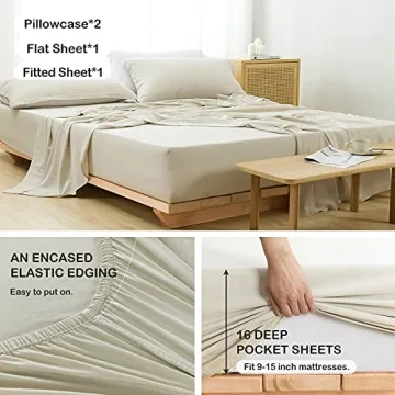 Soft Cool Breathable Bed Sheets Set for Hot Sleepers