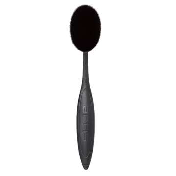 Artis Elite Black Oval 7 Brush | Oval Makeup Brush | Luxury Synthetic Foundation Brush | Ideal for foundation, SPF, Skincare | Use with liquids, powders, and creams | Creates Airbrush Finish