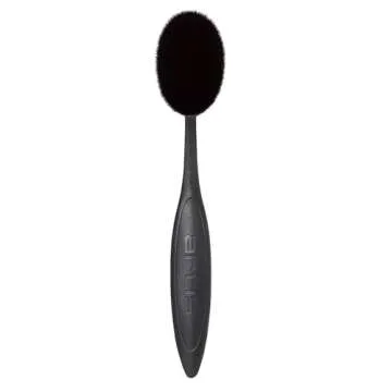 Artis Elite Black Oval 7 Brush | Oval Makeup Brush | Luxury Synthetic Foundation Brush | Ideal for foundation, SPF, Skincare | Use with liquids, powders, and creams | Creates Airbrush Finish