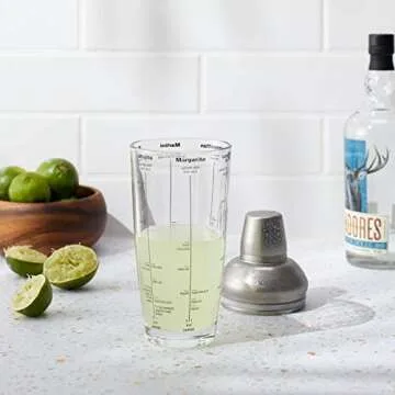 Houdini 24oz Glass Cocktail Shaker - Stylish & Functional