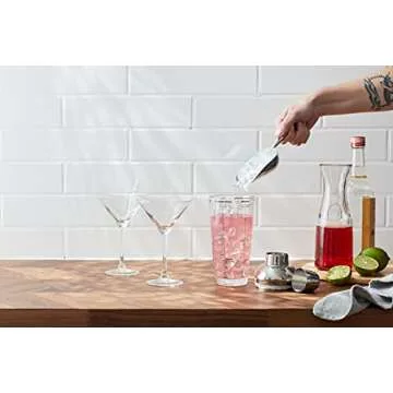 Houdini 24oz Glass Cocktail Shaker - Stylish & Functional