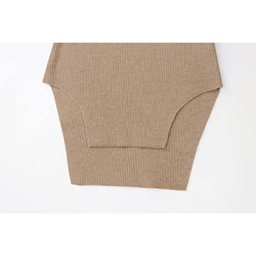 MISSACTIVER Stylish Sweetheart Neck Asymmetrical Knit Sweater