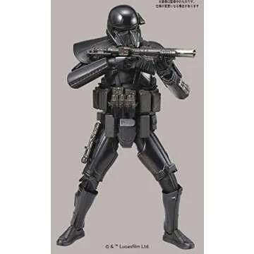 Bandai Spirits Bandai Hobby Star Wars 1/12 Death Trooper Model Kit – Build and Customize Your Favo...