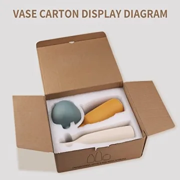 Colorful Ceramic Vase Set of 3 - Modern Home Decor