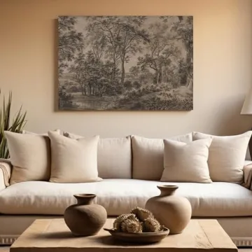Fchen art Vintage Landscape Wall Art 16x24 inch