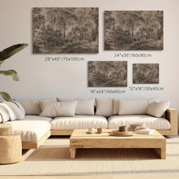 Fchen art Vintage Landscape Wall Art 16x24 inch