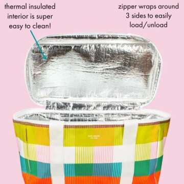 kate spade Large Insulated Rainbow Cooler Bag