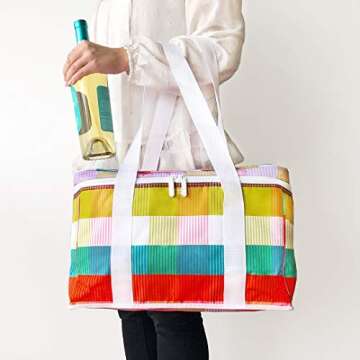 kate spade Large Insulated Rainbow Cooler Bag