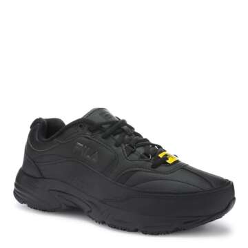 Fila Men's Memory Workshift-mShoes,Black/Black/Black,9 4E US