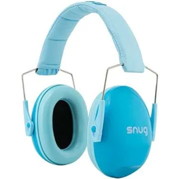 Snug Kids Ear Protection - Noise Cancelling Sound Proof Earmuffs/Headphones for Toddlers, Children & Adults (Aqua)