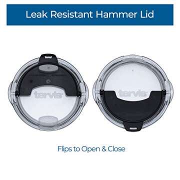 Tervis NFL San Francisco 49ers Edge Stainless Steel Tumbler with Clear and Black Hammer Lid 20oz, Silver