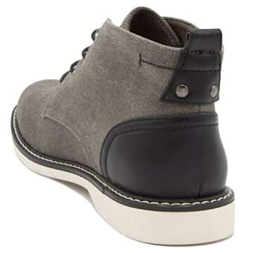 London Fog Mens Belmont Chukka Boot Grey 11 M US