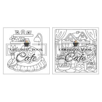 Cozy Corners: Coloring Book for Adults and Teens Featuring Super Cute Nooks and Hygge Spaces for Relaxation (Cute and Comfy Coloring Books)