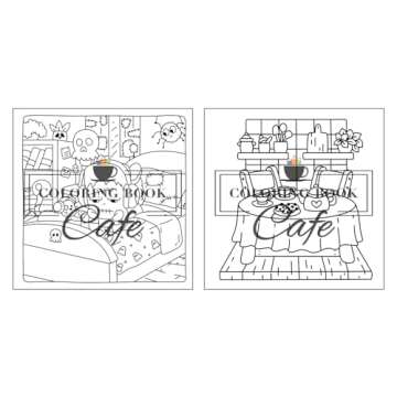 Cozy Corners: Coloring Book for Adults and Teens Featuring Super Cute Nooks and Hygge Spaces for Relaxation (Cute and Comfy Coloring Books)