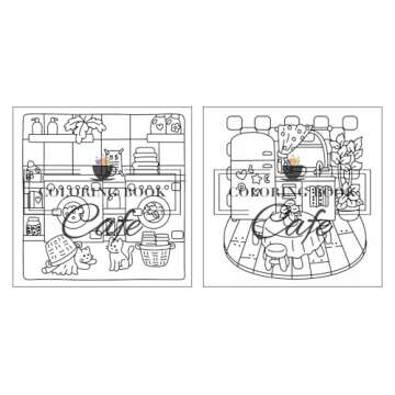 Cozy Corners: Coloring Book for Adults and Teens Featuring Super Cute Nooks and Hygge Spaces for Relaxation (Cute and Comfy Coloring Books)