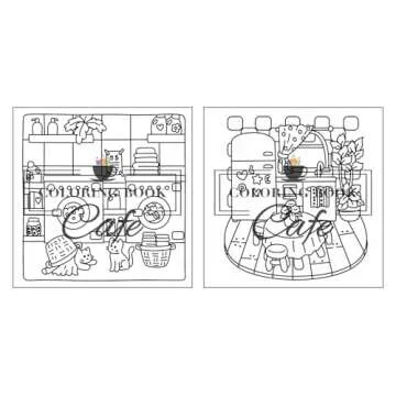 Cozy Corners: Coloring Book for Adults and Teens Featuring Super Cute Nooks and Hygge Spaces for Relaxation (Cute and Comfy Coloring Books)