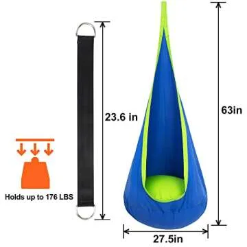 Y-STOP Kids Pod Swing - Sensory Swing Chair for Kids