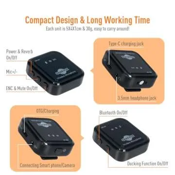 Wireless Lavalier Microphone with Real-Time Monitoring