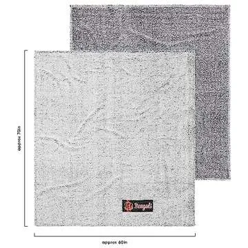 FLUFFY Cincinnati Bengals NFL Sherpa Blanket for Cozy Days