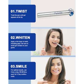 MySmile Teeth Whitening Pen - Fast, Easy Whitening Solution