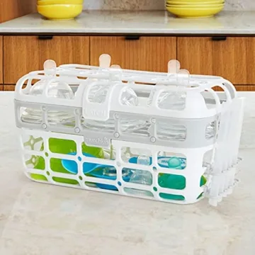 Munchkin Dishwasher Basket & Cleaning Brush Set