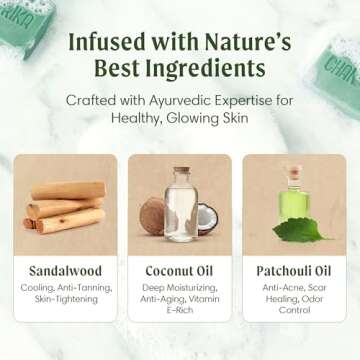 Chandrika Ayurvedic Soap - Herbal Handmade Organic Bar Soap