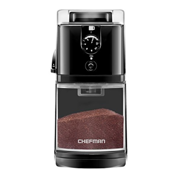 Chefman Coffee Grinder Electric Burr Mill Offers 17 Grinding Options